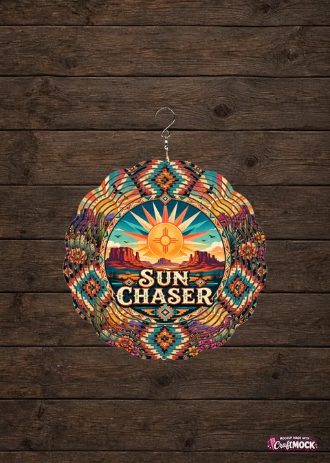 Finished wind spinner mockup ready to share